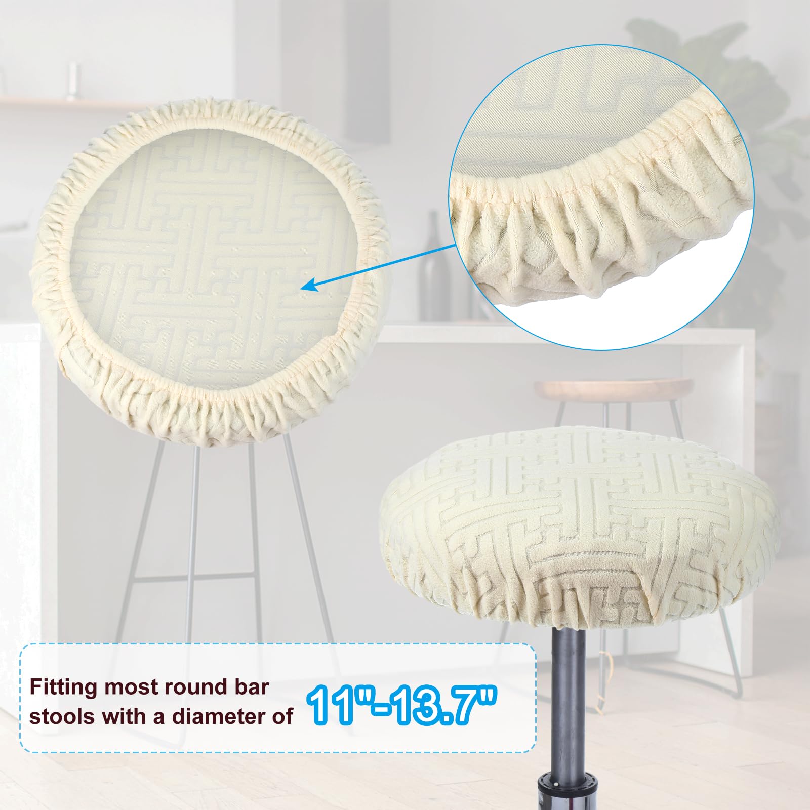 PATIKIL Stool Covers Round - Image 3