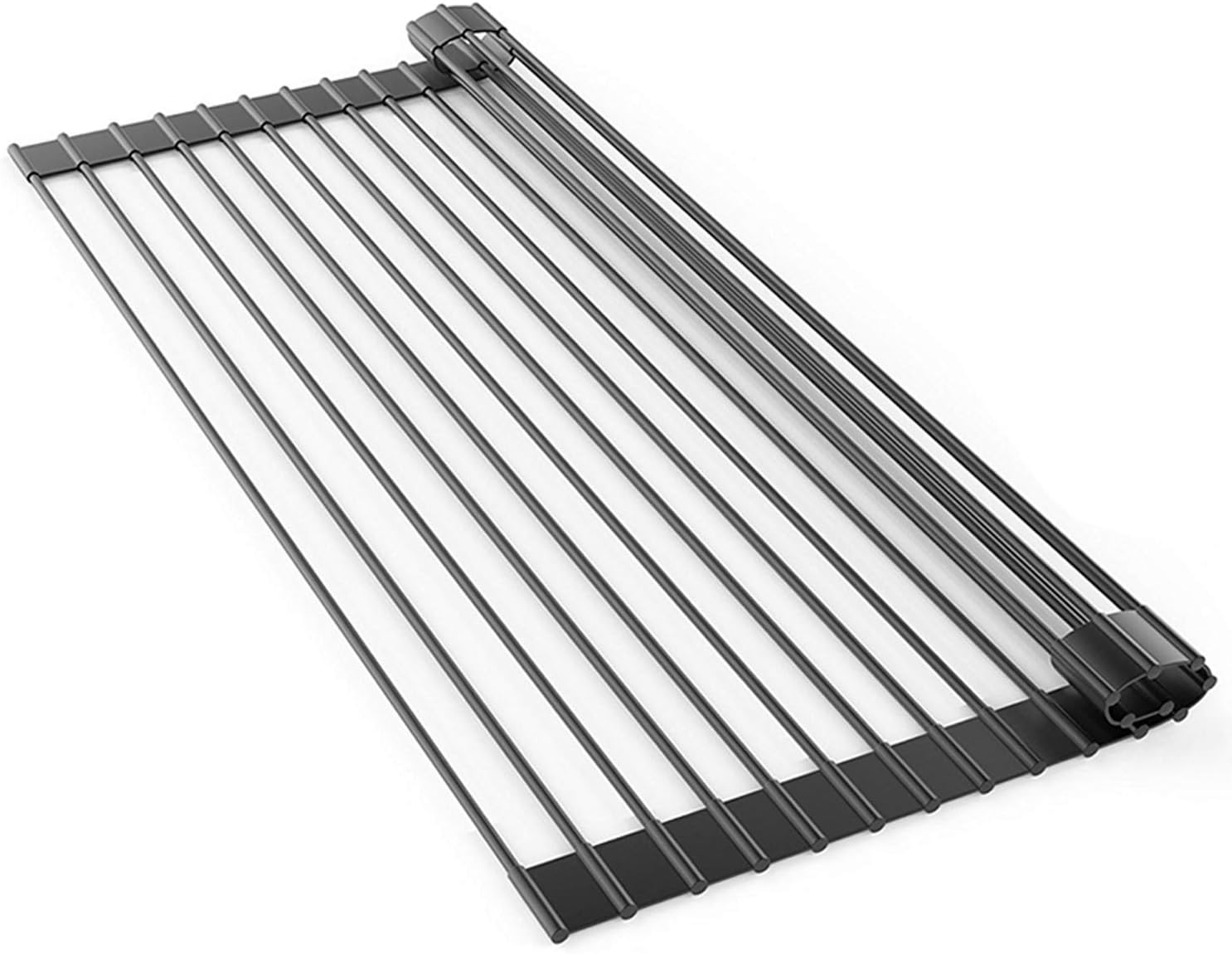 Roll-up Dish Drying Rack - Foldable Over The Sink Kitchen Drainer Racks