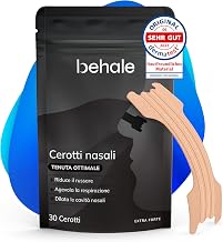 Pack of 30 Nasal Patches for No Snoring - Dermatologically Tested - Nasal Patches Breathes Well - Anti Snoring Men and Women - Sports Nasal Patches (Skin Colour)