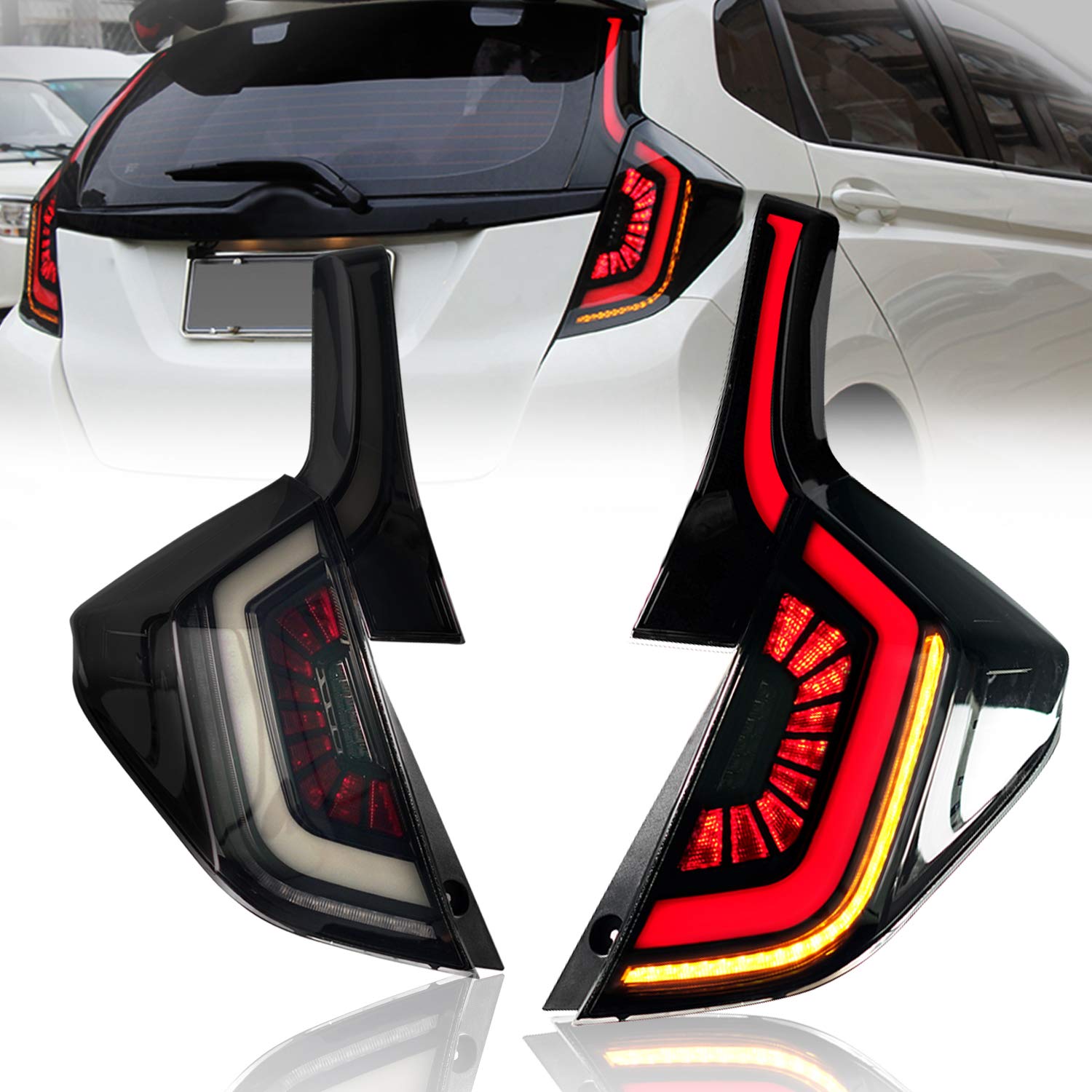 Amazon | YUANZHENG ホンダ フィット テールランプ 全LED GK3/4/5/6 