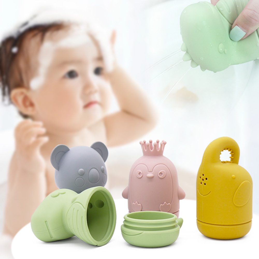 Giocattoli da bagno in silicone per bambini senza BPA Giocattolo d