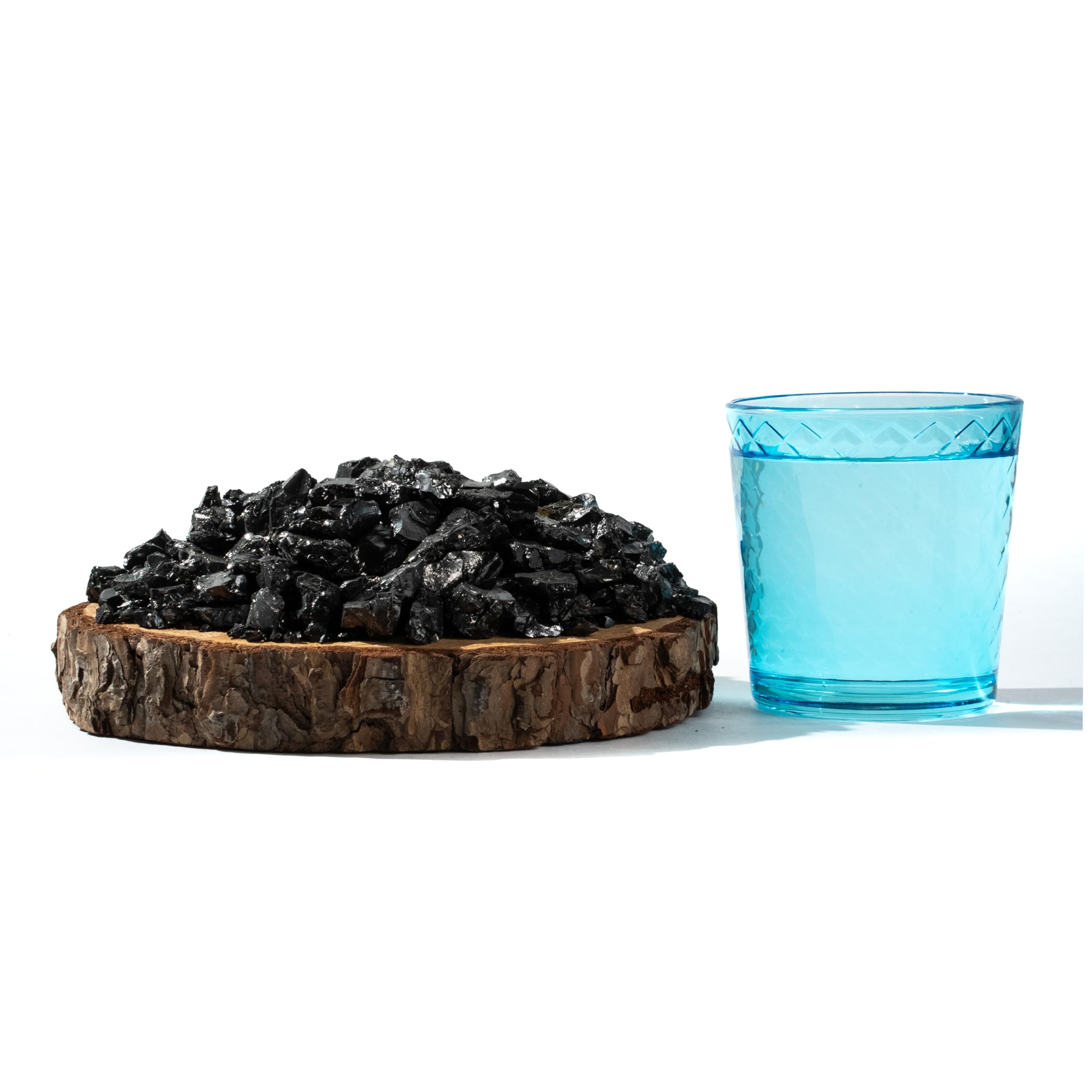 Elite Shungite Stones 14.8 oz (0.07-0.2 oz Each Stone) | Authentic Raw Shungite Stones for Water Purification | Water Filter Mineral Stones | Certified Shungite Rocks in Bulk ES177