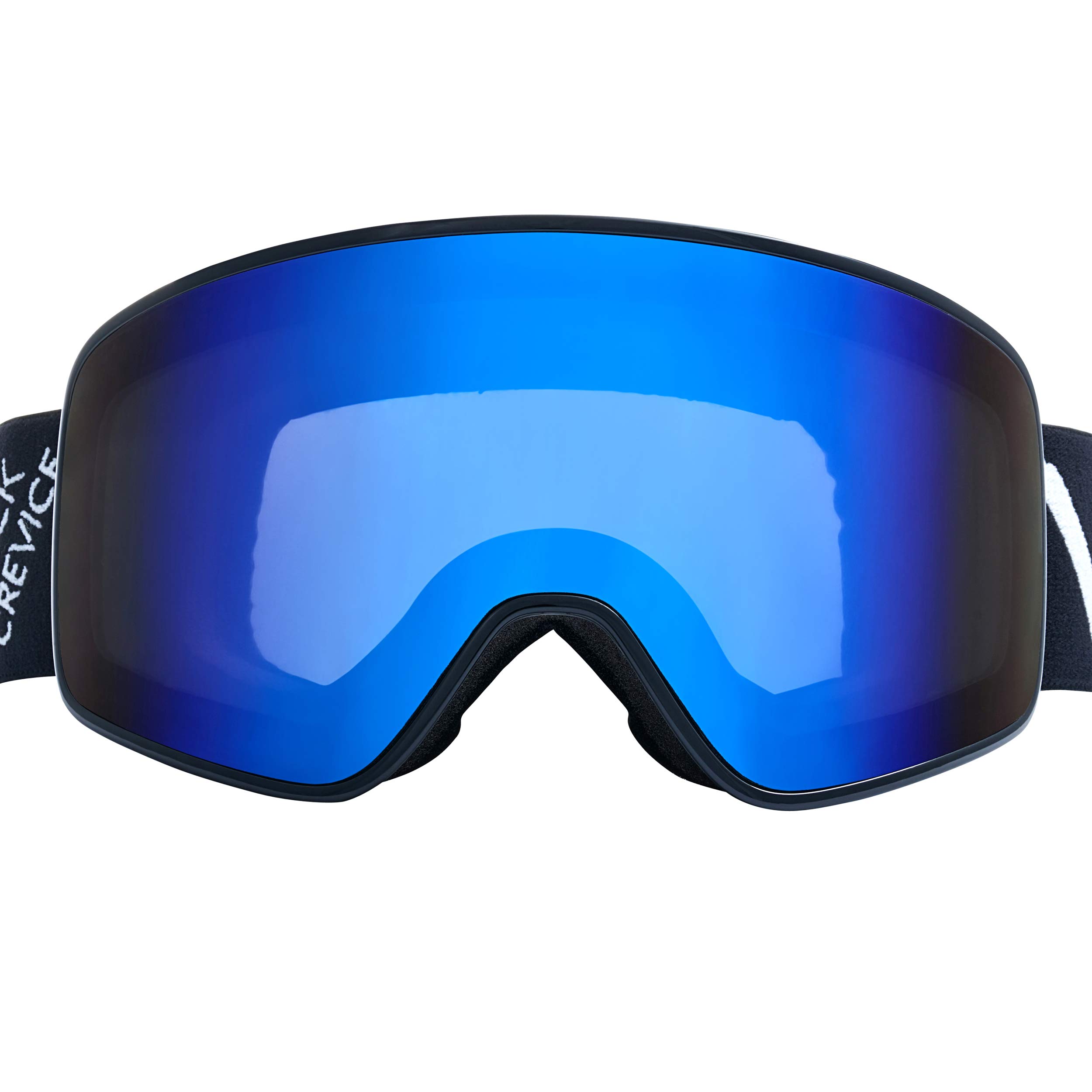 Black Crevice Skibrille Schladming I Ski-Brille I Skibrille Herren & Damen mit bruchfester Doppelscheibe I Anti-Fog-Beschichtung & UV 400 Schutz I größenverstellbar