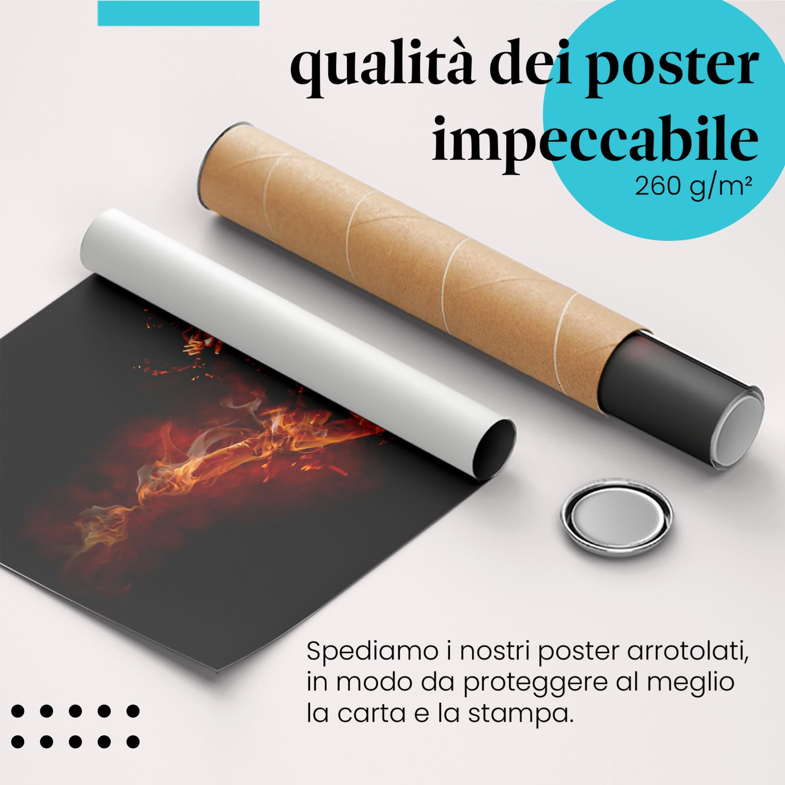 Postereck - 2917 - Hip hop, donna, danza, fuoco, fiamme, musica di strada - Decorazione da Parete, Stampa Fotografica, Ideen Regalo, Stampa d'Arte - Tela - 100,0 cm x 75,0 cm