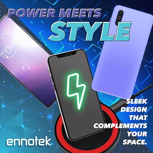 Miniatura 7 de Cargador inalámbrico funciona con estación de carga inalámbrica para iPhone y Android, estación de carga de teléfono, cargadores de teléfono