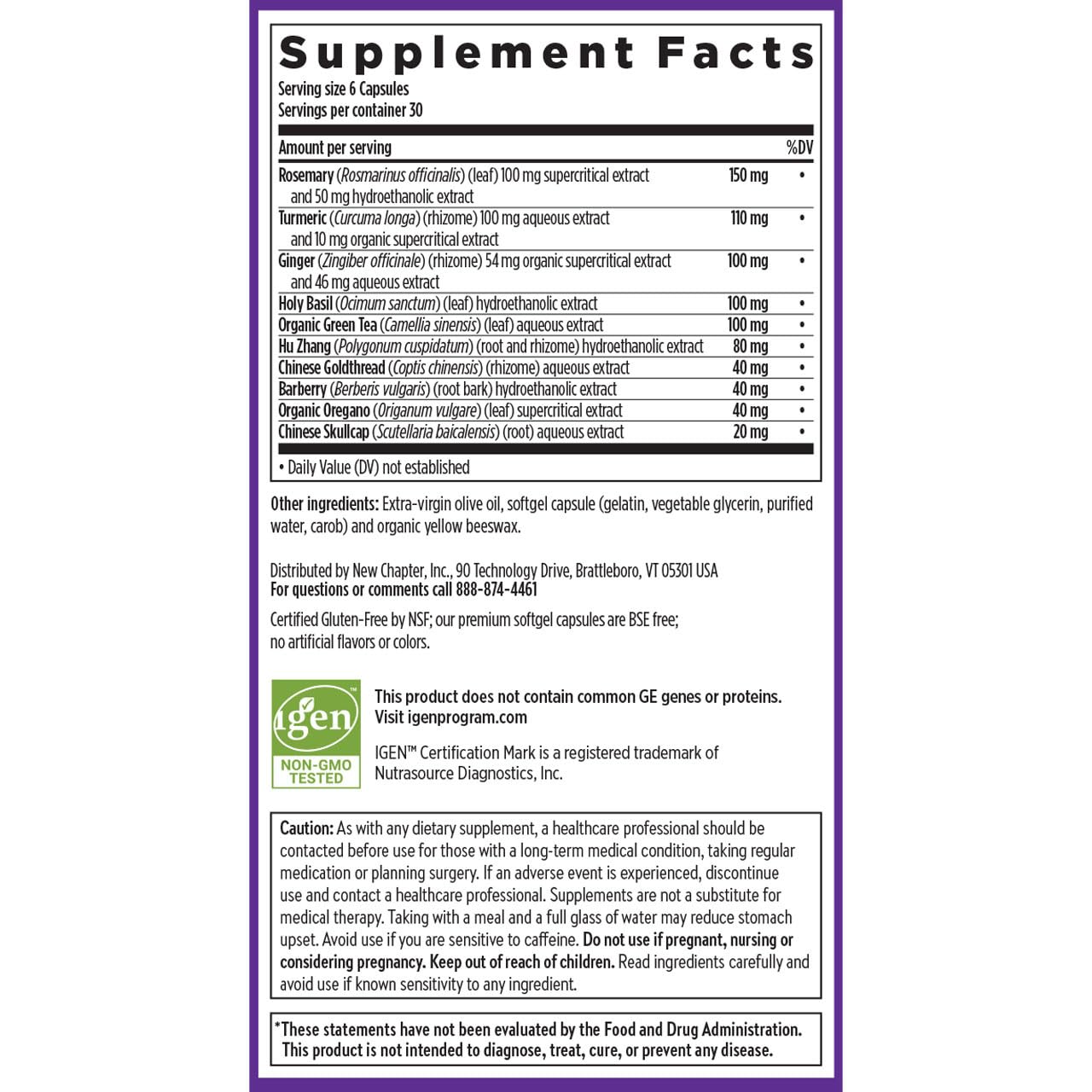 New Chapter Zyflamend Mini Softgels Joint Supplement, 180 Count — Amazon image 6