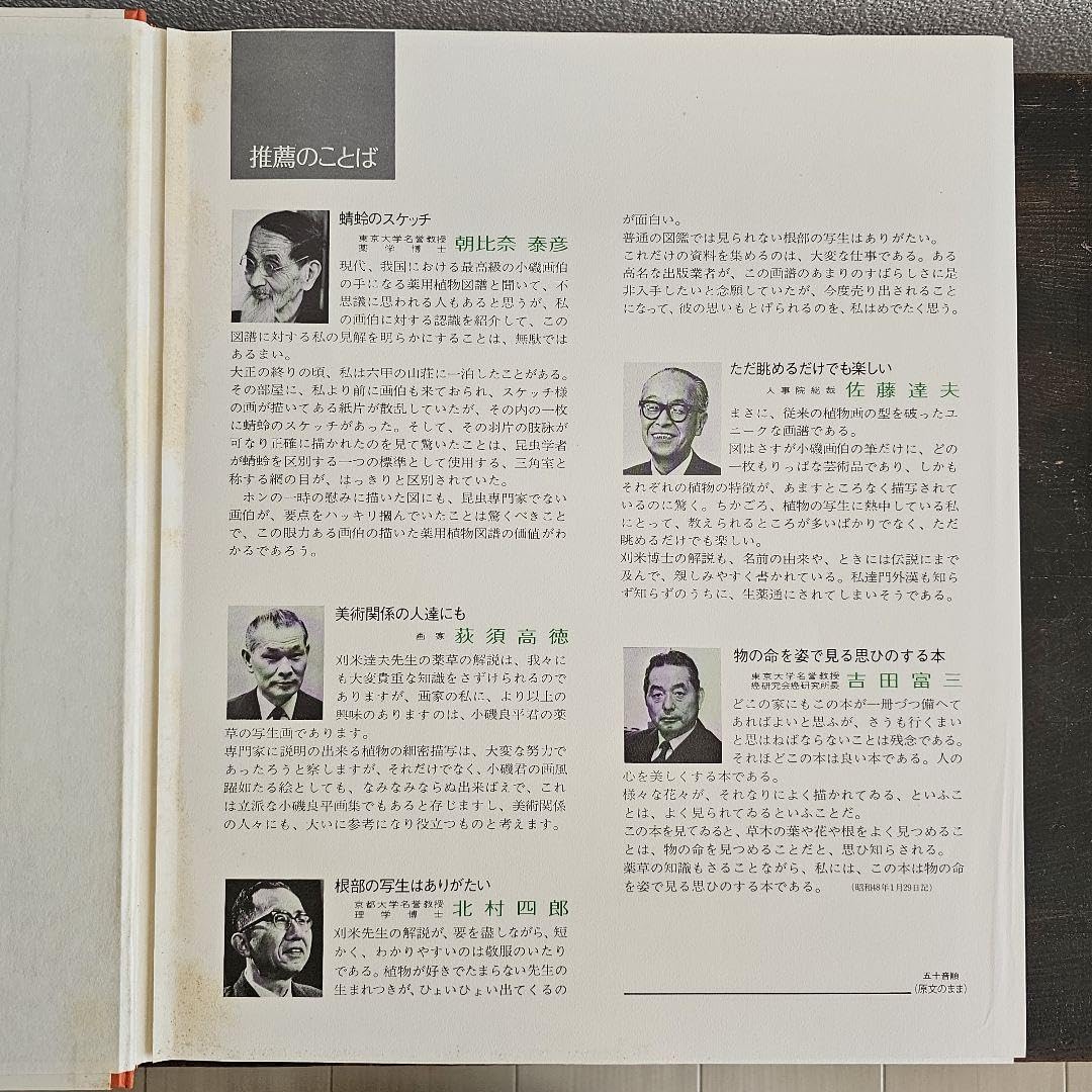 Amazon.co.jp: 初版 薬用植物画譜 小磯良平 刈米達夫 日本臨牀社