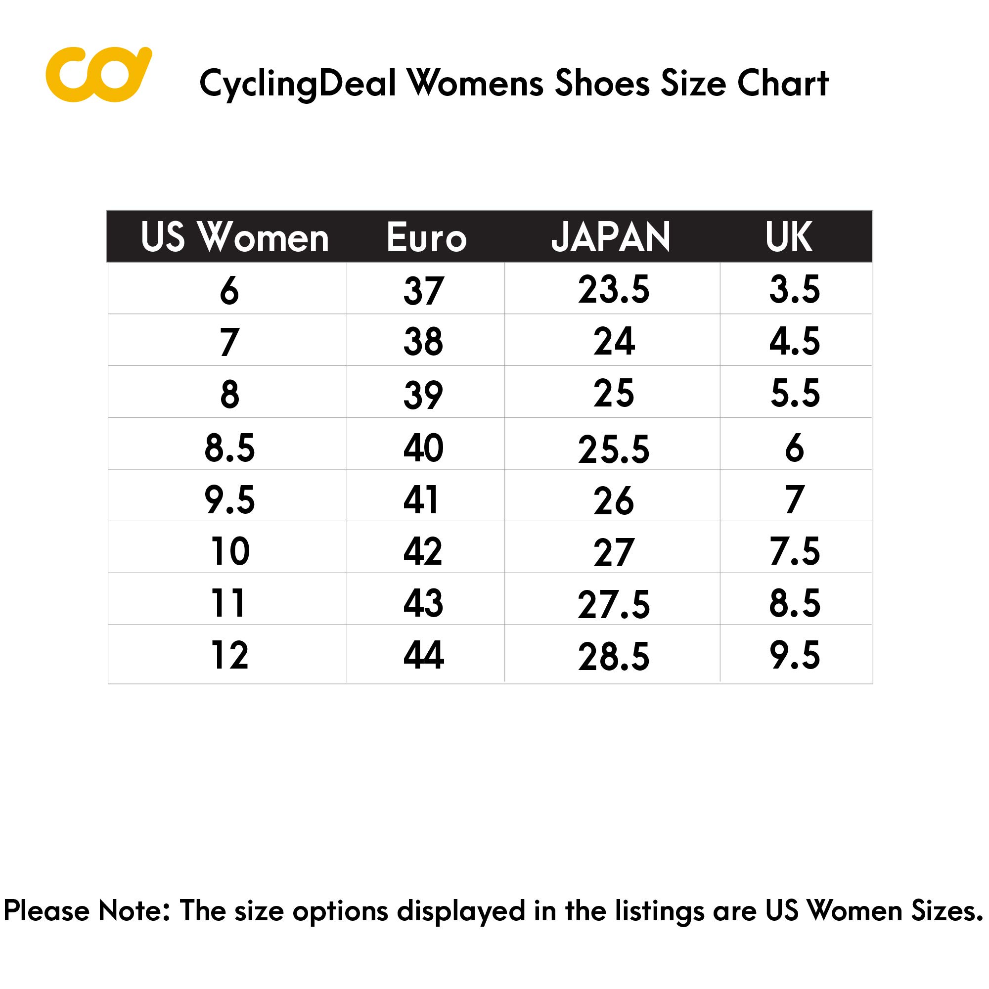 CyclingDeal Road Indoor Bike Women's Cycling Shoes with Look ARC Delta Compatible Cleats - Compatible with Peloton Indoor Bikes Pedals - Size 44,White