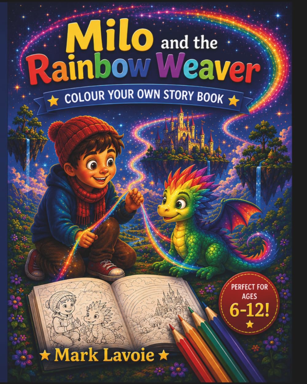 Milo and the rainbow weaver: Colour Your Own Story Book (Milo’s Adventures)