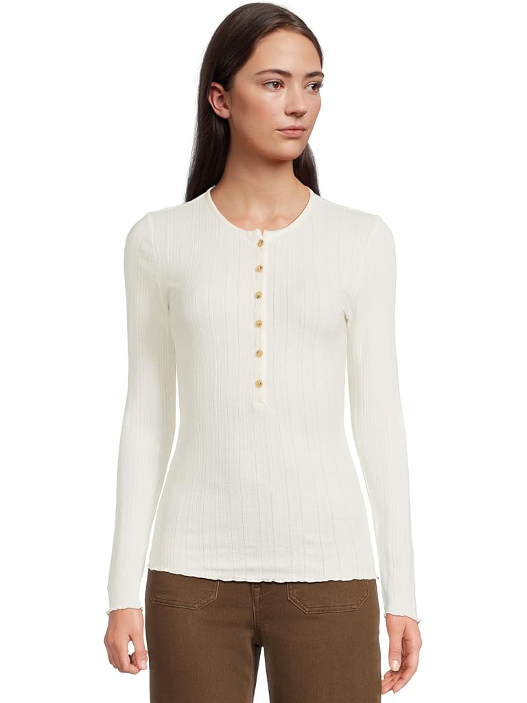 Bone Faherty Paradise Pointelle Henley