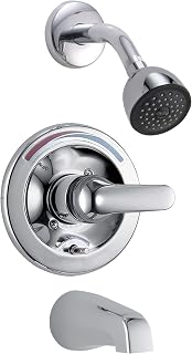 Delta Faucet T13691 Classic 13 Series Tub and Shower Trim - Push Button Diverter (Valve sold separately), Chrome