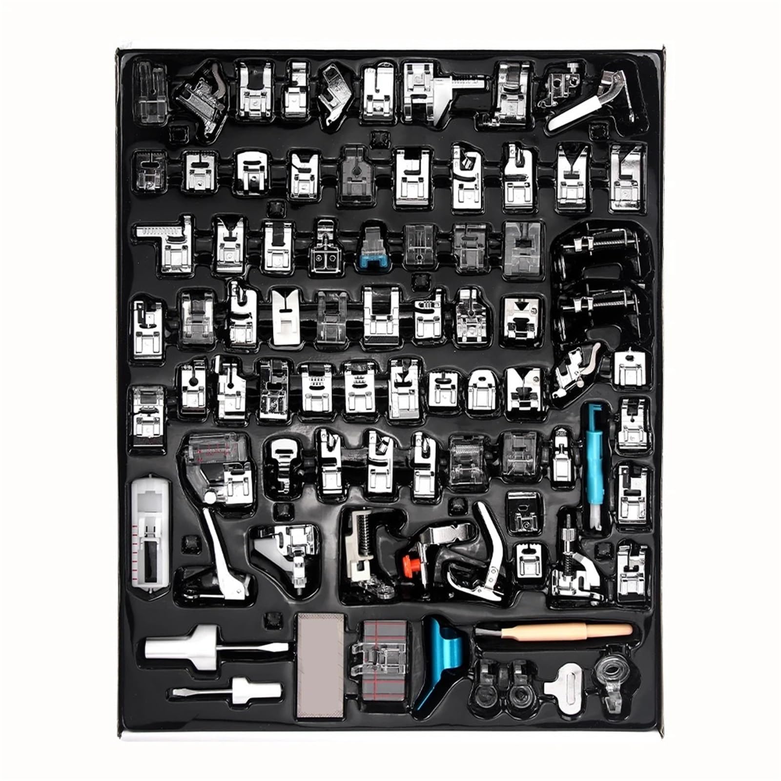 Sewing Feet 82pc/SET Full Set Sewing Machine Presser Feet Tool Multifunctional&Durable&Professional Foot Accessories Kit