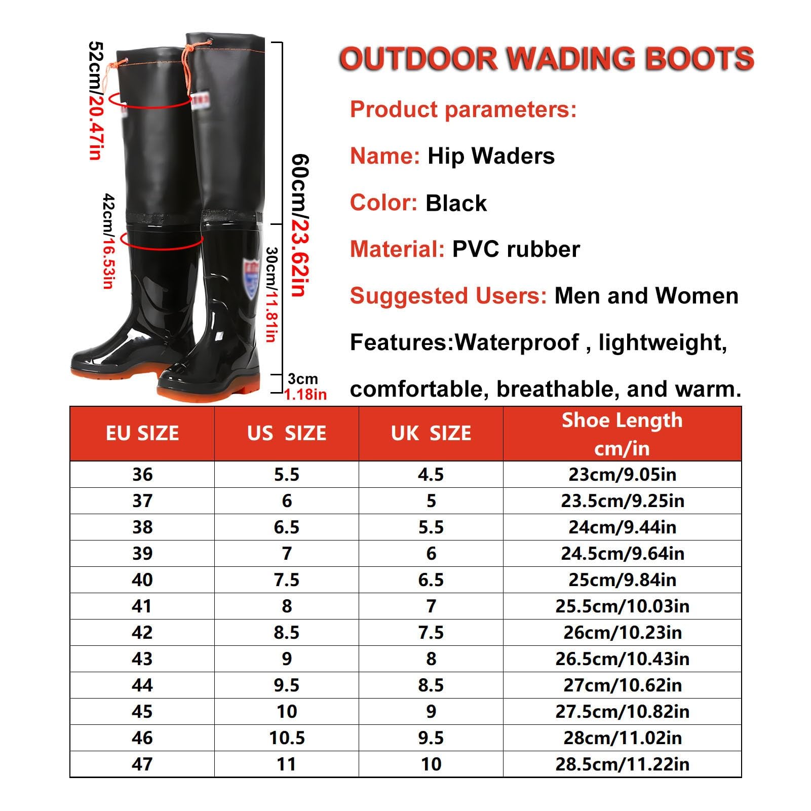 Wodery do bioder, Wygodne buty do wodera