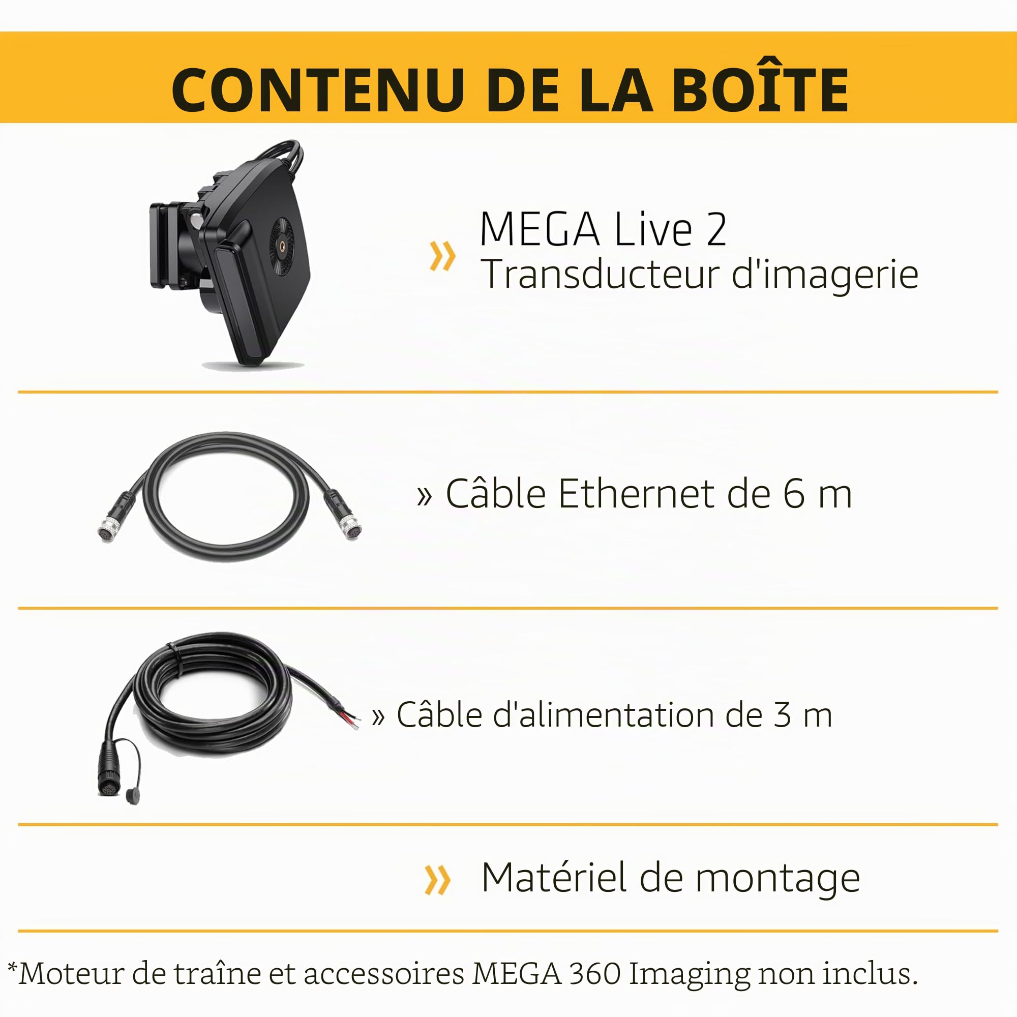 Humminbird Mega Live 2 Transducteur d'imagerie, Sondeur de Peche Echosondeur