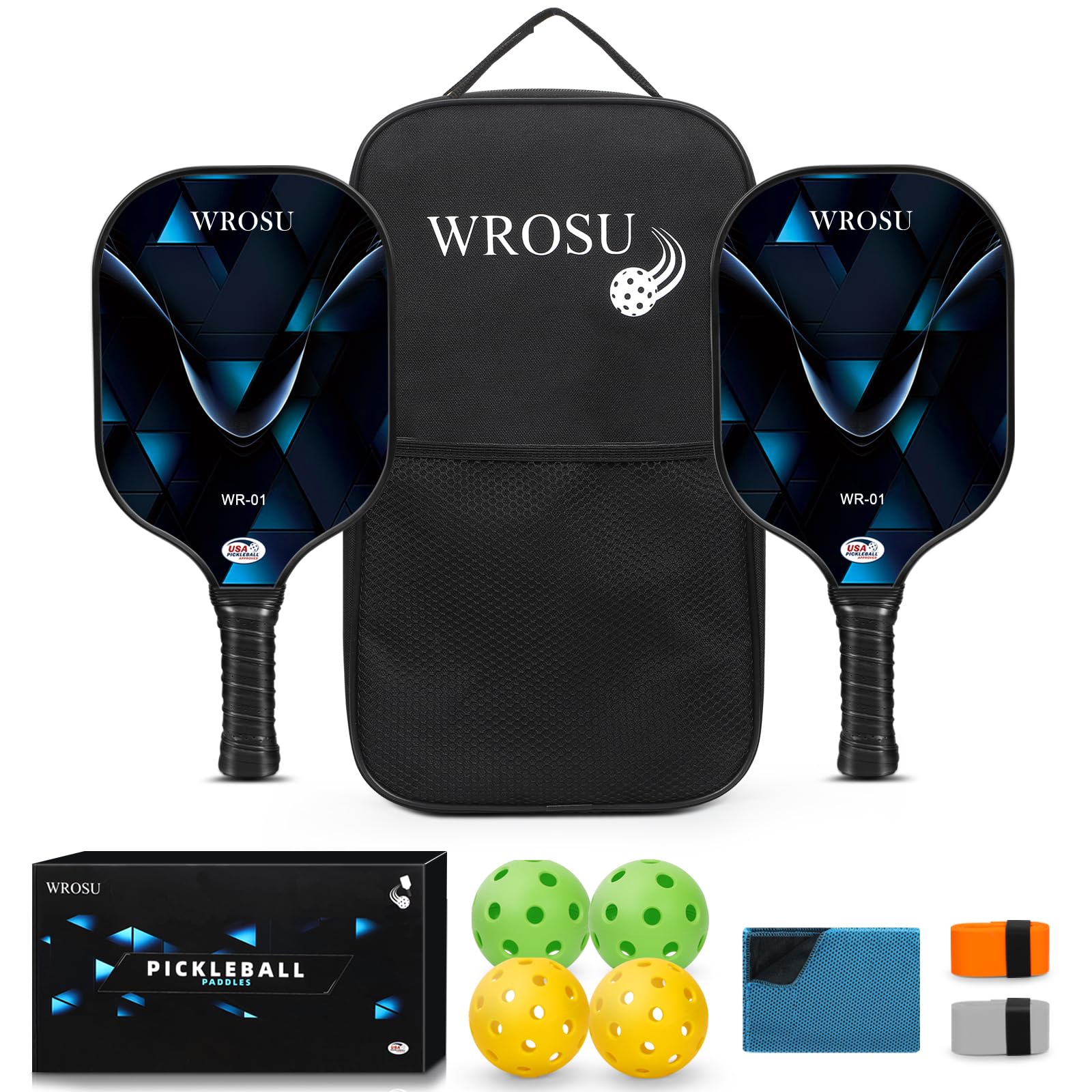2個セット ピックルボール パドル AGASSI T700カーボンファイバー 2 Amazon | 承認済みのT700カーボンファイバーピックルボール
