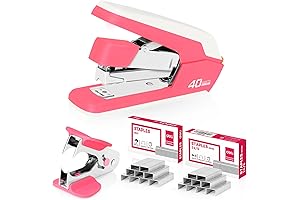 Deli Effortless Desktop Stapler, Perfect for the Busy Professional's Desk, 50-Sheet Capacity