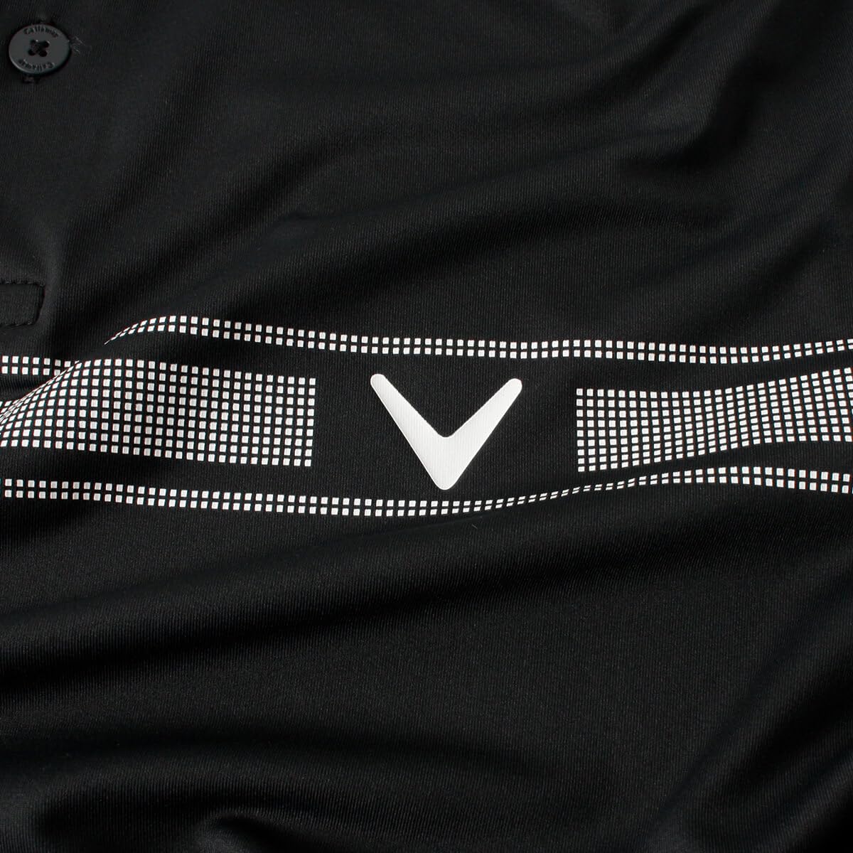 Callaway Odyssey Block Opti-Dri Swing Tech - Polo da Golf Elasticizzata, Caviale, XL