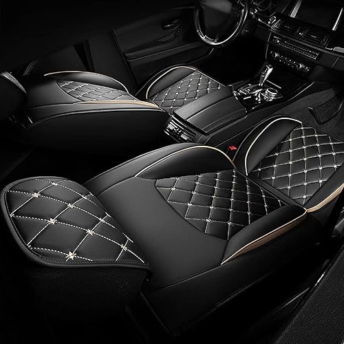 Miniatura 4 de Car Seat Cover Leather Full Set for Dacia Sandero Stepway 3.GEN 2.Gen 2012-2020 2021 2022 2023, Universal Non-Slip Waterproof Durable Vehicle Seat