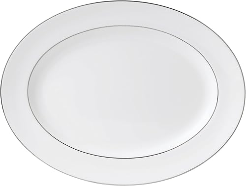 Miniatura 4 de Wedgwood Signet Bone China Platinum Platter azucarera Platino Signet Blanco