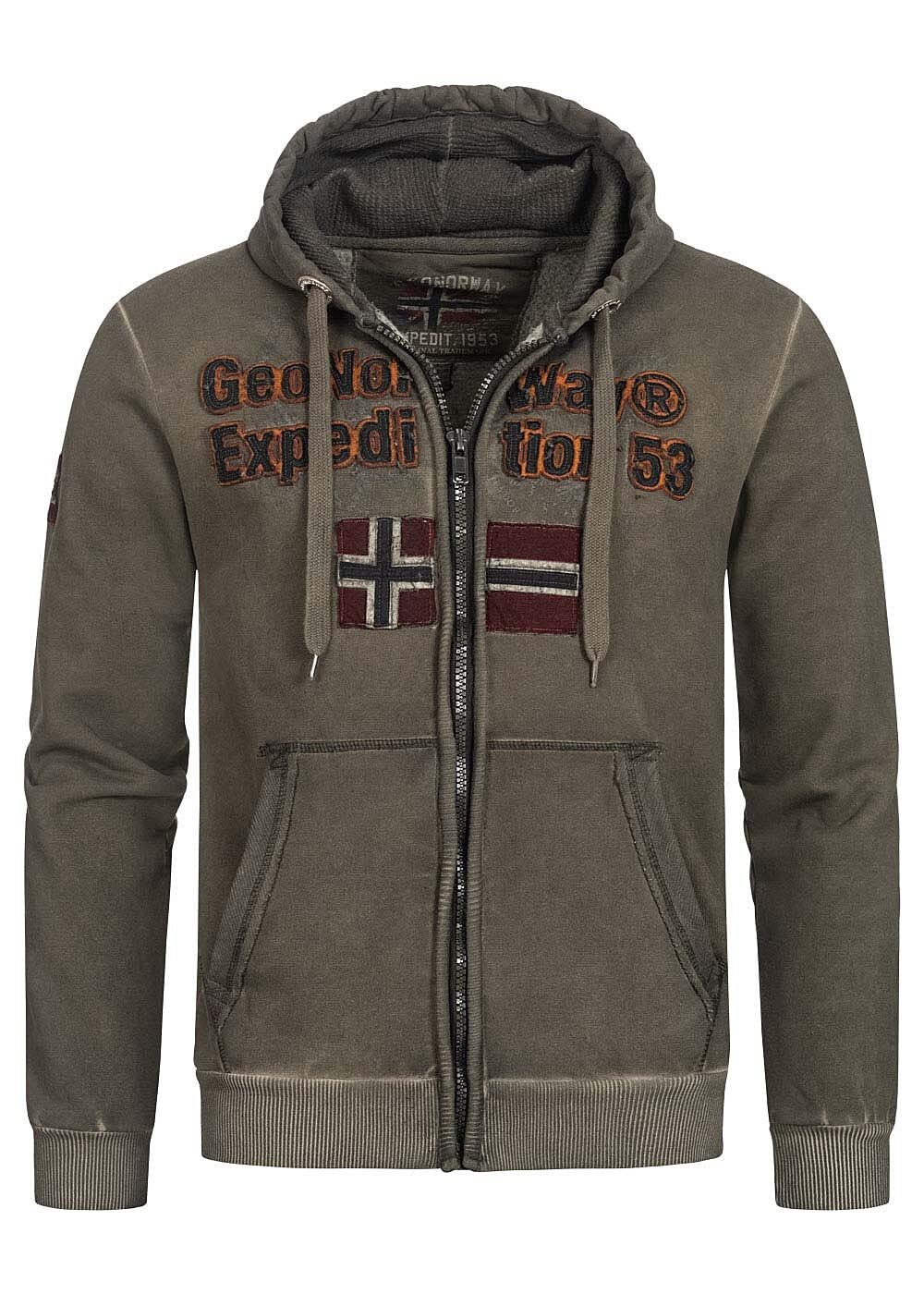 Geographical Norway Gimdo Men - Sudadera con Capucha y Bolsillo Tipo Canguro para Hombre - Sudaderas con Logo para Hombre - Sudadera de Manga Larga con Capucha