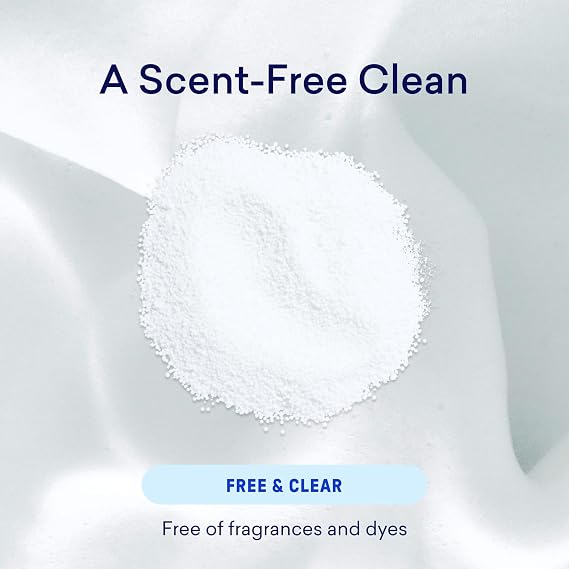 BLUELAND Oxi Laundry Booster Powder with Tin, Starter Set, Fragrance Free & Clear, 25 Loads, 17.6 oz, Plastic-Free, Eco Friendly, Oxy Cleaner, Stain Remover