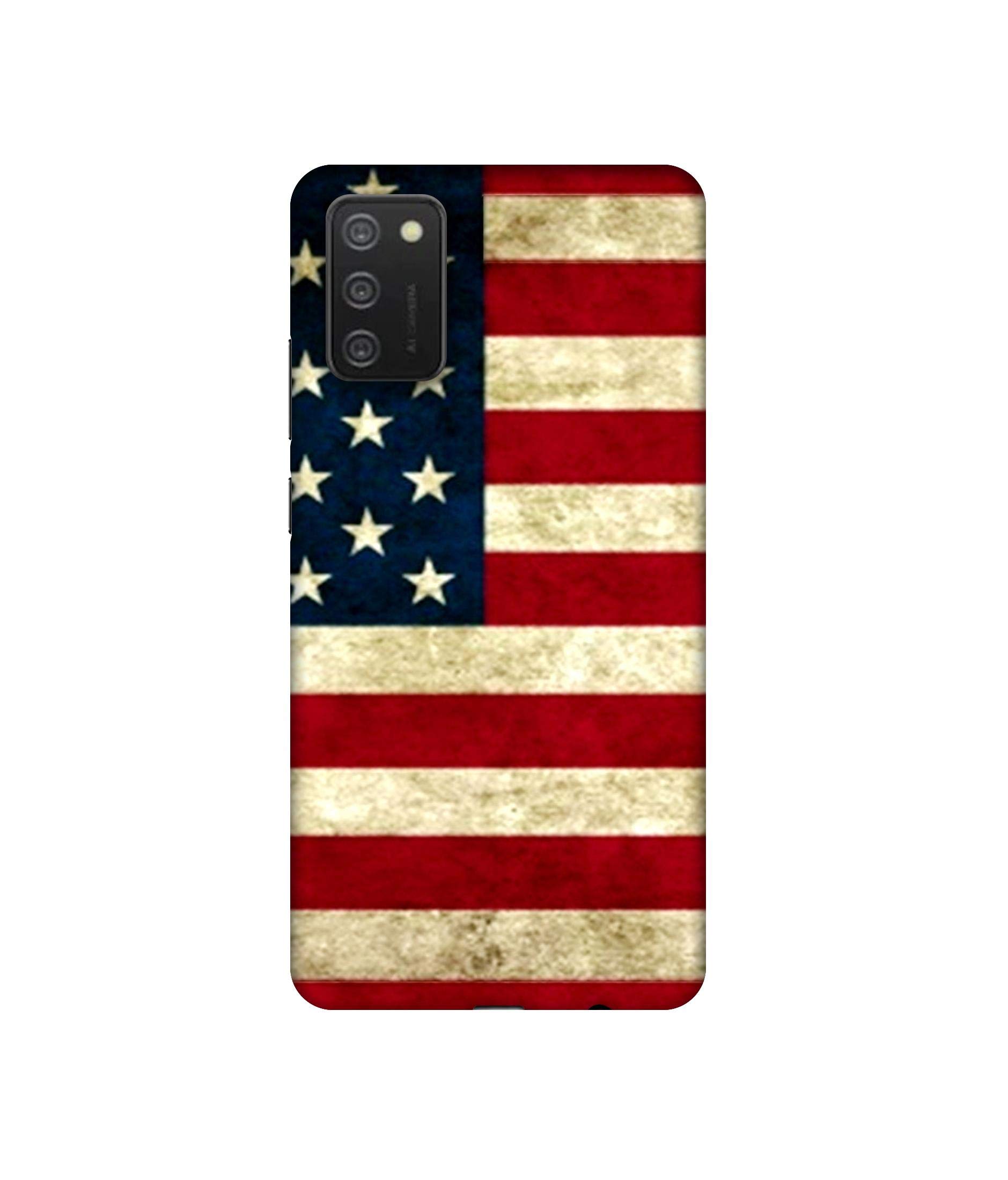 Casotec Multicoloured USA Flag Design 3D Printed Hard Back Case Cover for Samsung Galaxy M02s