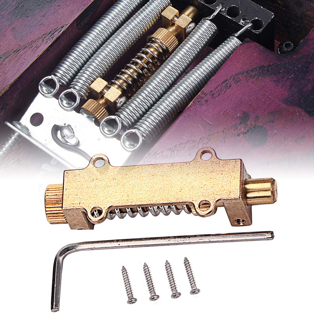 Kukakoo'Household Hand Tool， Brass Tremolo Stabilizer Stopper Musical Instrument Kit for Electric Guitar