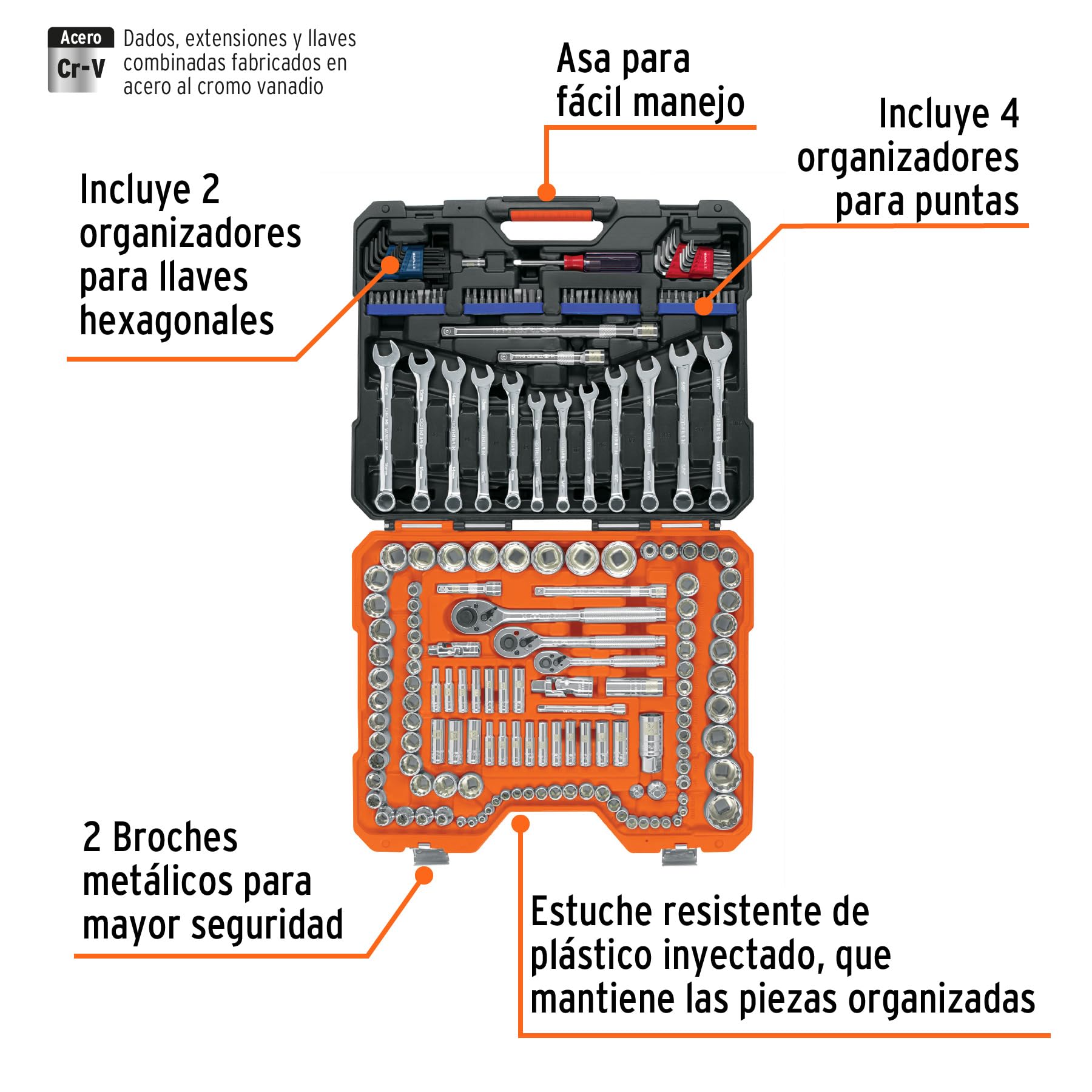 Juego de llaves vaso