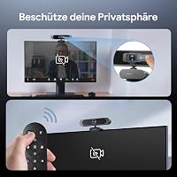 DEPSTECH DW49 Pro 4K Webkamera Távirányítóval - Ultra HD Felbontás, Windows és Mac Kompatibilis, Asztali Videóhívásokhoz 6