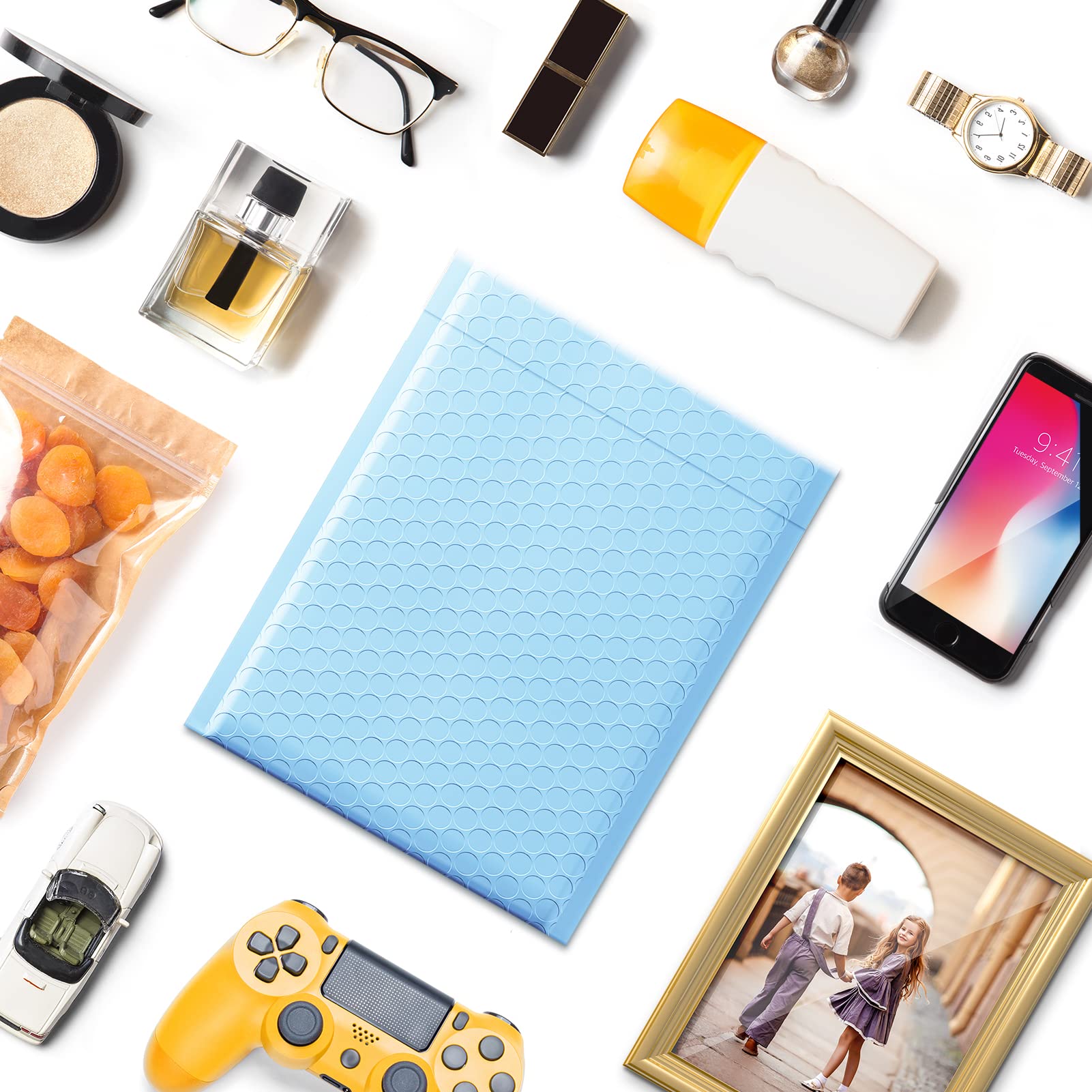 50 Pack 6x10 Inch Bubble Mailers - Extra Thick Waterproof Shipping Envelopes For Small Items