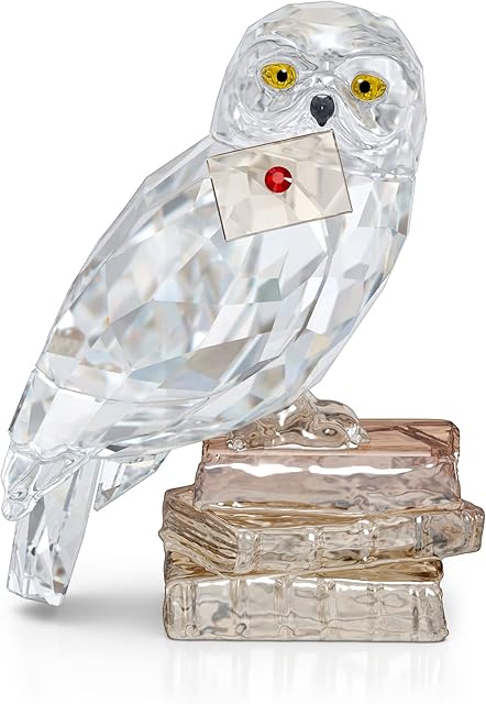 Swarovski Harry Potter Hedwig Ornament, Clear Crystal, from the Swarovski Harry Potter Collection
