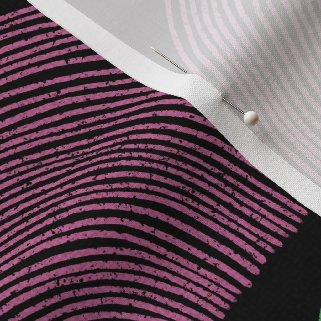 Spoonflower Fabric - Shapes Retro Geometric Dark Semi Circle Modern Printed on Petal Signature Cotton Fabric Fat Quarter - Sewing Quilting Apparel Crafts Decor