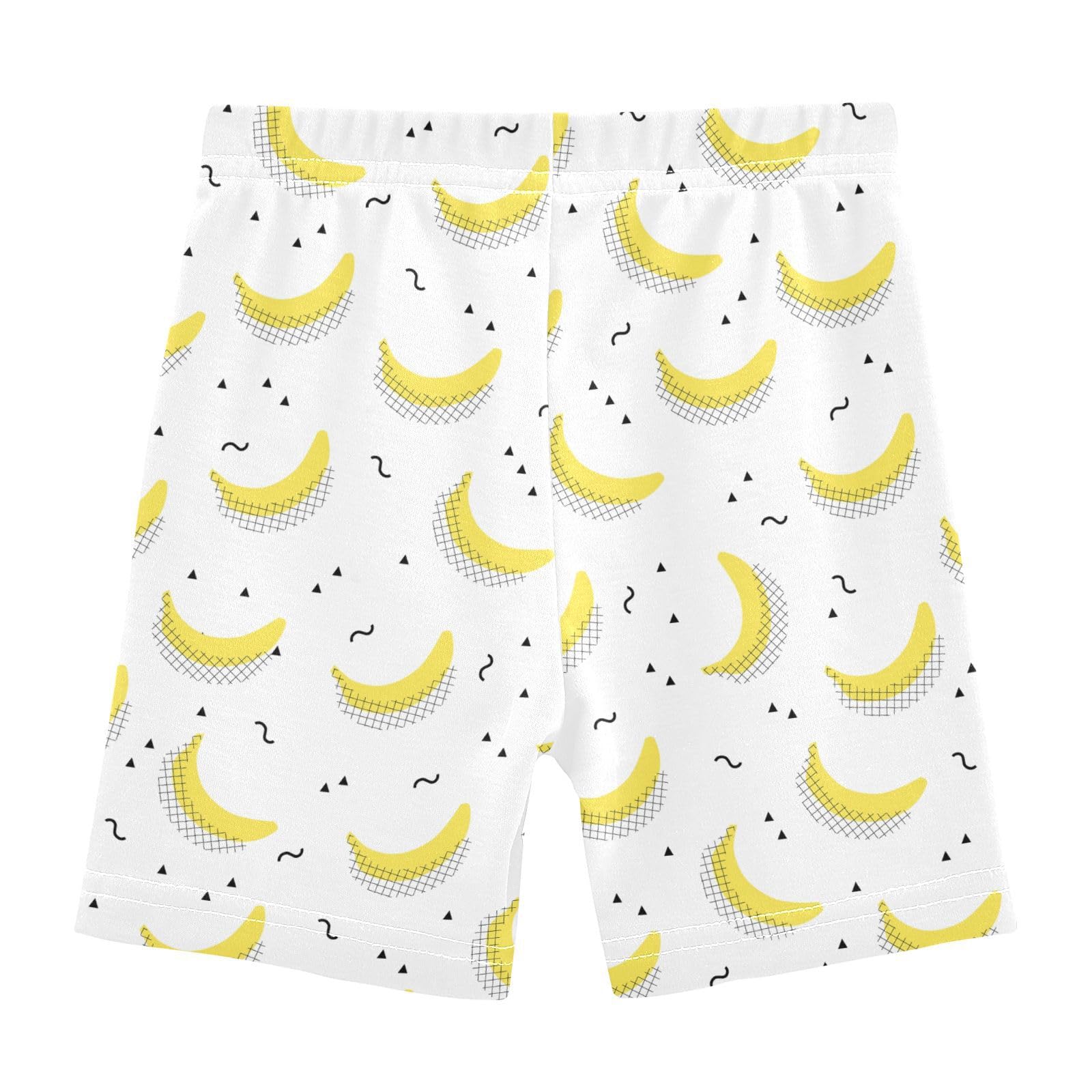 JHKKU Girls Banana Shorts Cotton Cartwheel Bike Kids Biker Under Dress Dance Short Girl Clothes 6T