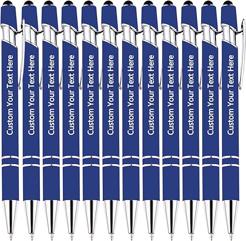 QNTYCT Bolígrafo personalizado, bolígrafo grabado personalizado de 0.020 in con nombre, logotipo o mensaje para aniversario, cumpleaños, graduación,