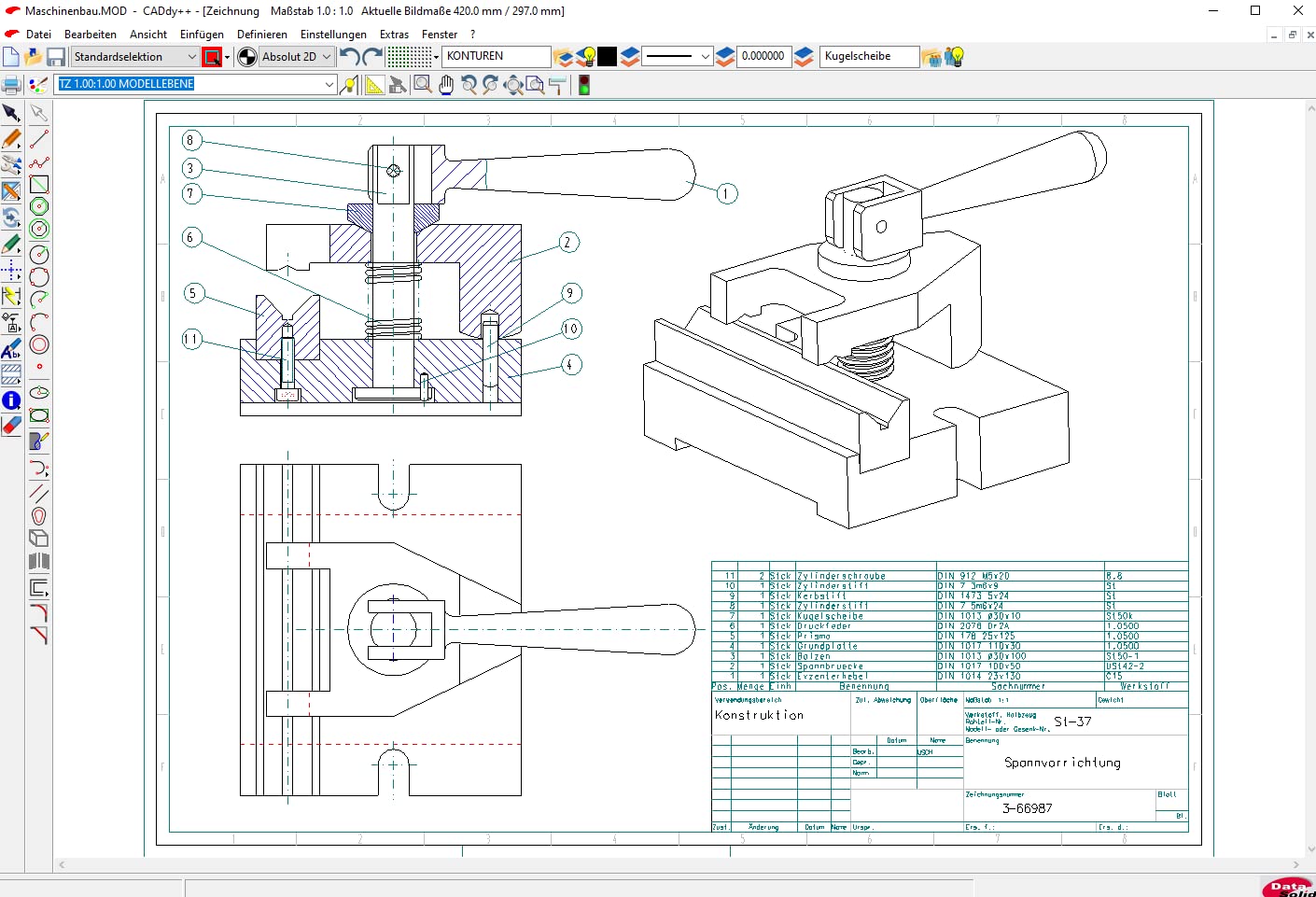 BeckerCAD 14 - 2D CAD-Software und Zeichenprogramm für Architektur, Maschinenbau, Modellbau und Elektrotechnik - 100% kompatibel mit AutoCAD