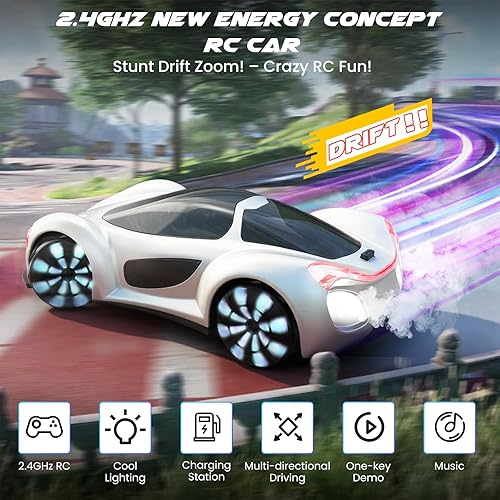 Miniatura 2 de SIMREX Auto a control remoto para niños y niñas de 6, 7, 8, 9, 10