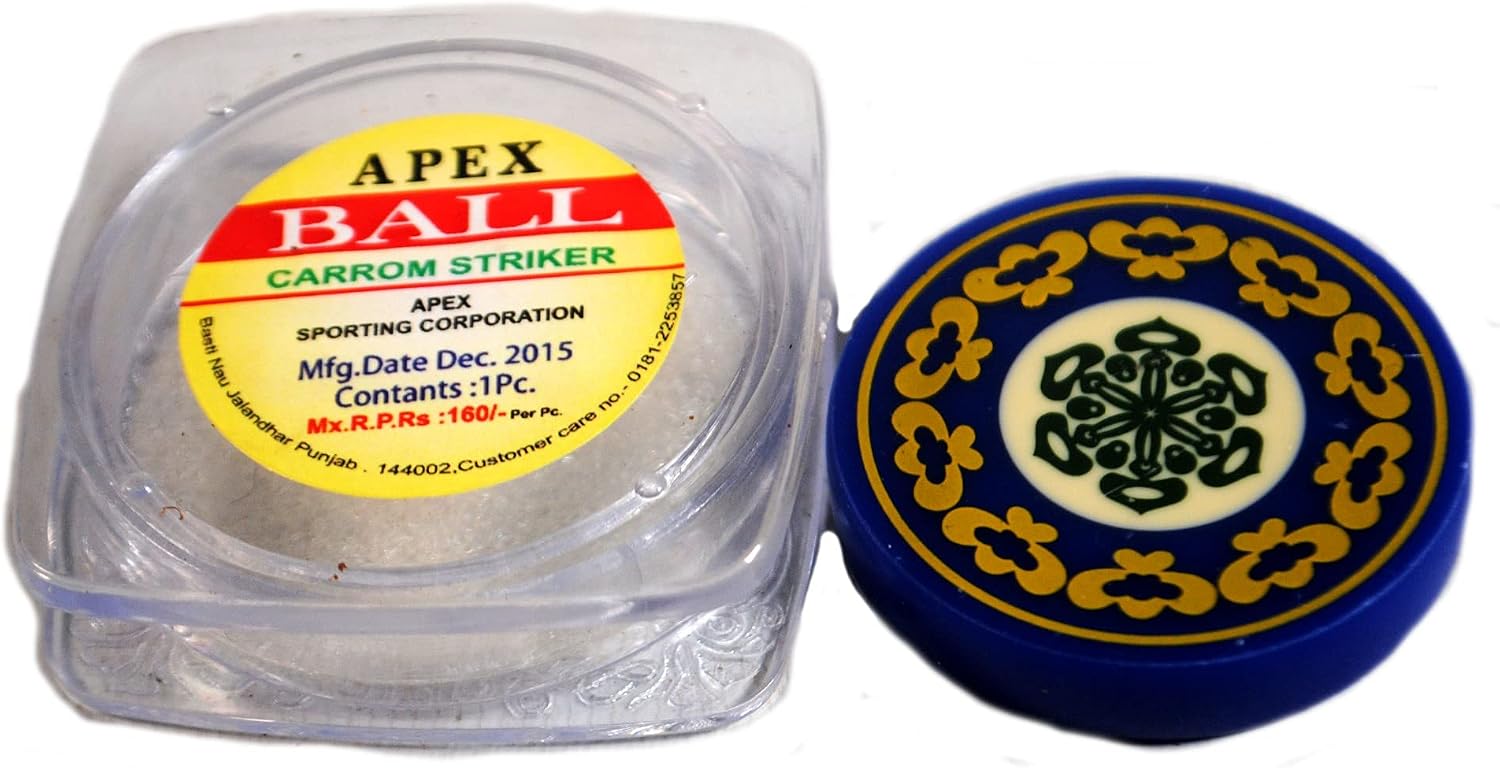 1 x Pro Apex Indian Carrom Board Striker Player ''Pool Ball'' Style