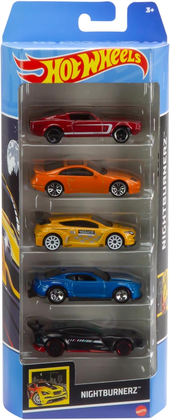 Hot Wheels Assortment Cars, 5 Count