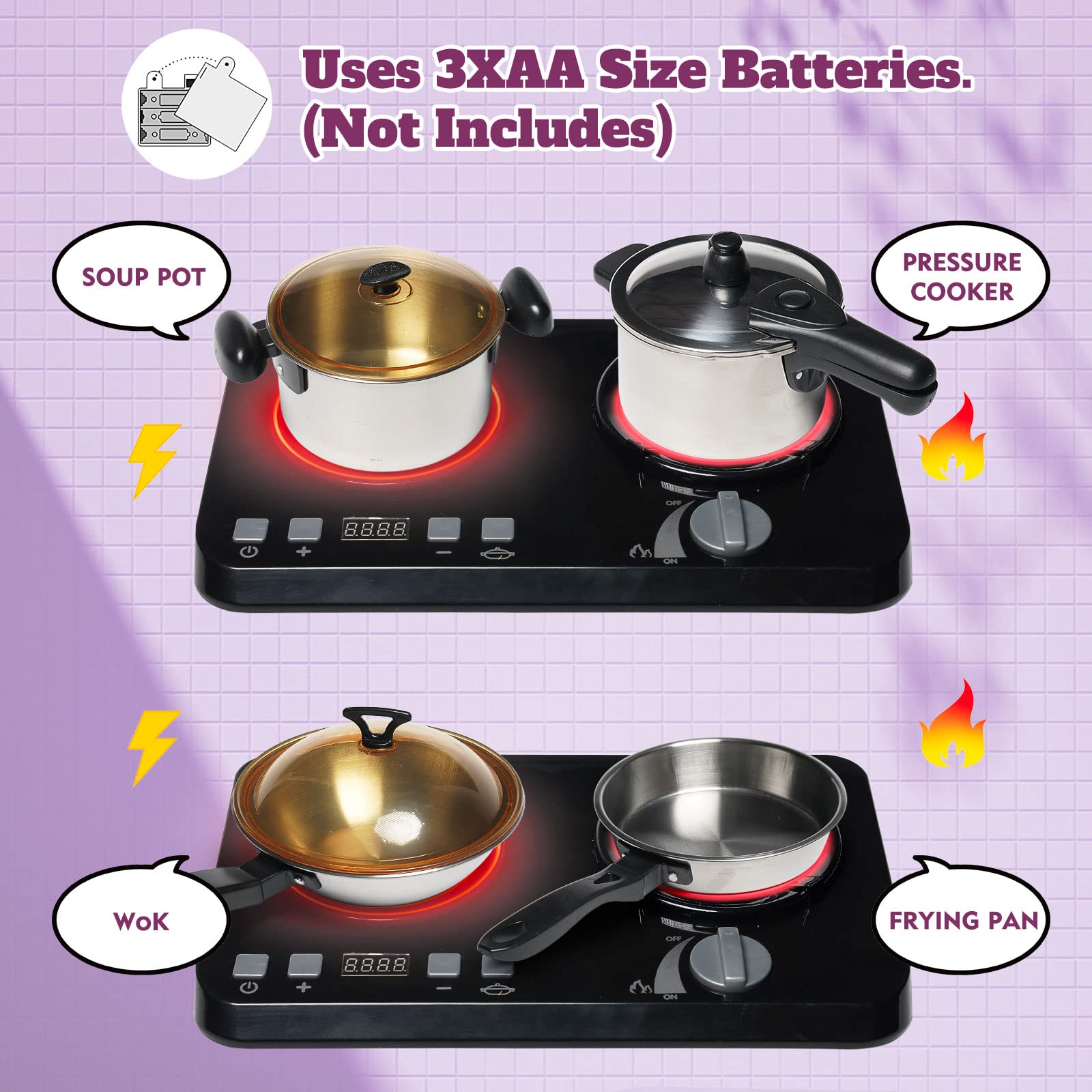 Cocinita Plegable Horno De Juguete ColorBaby Play Con Luz Y