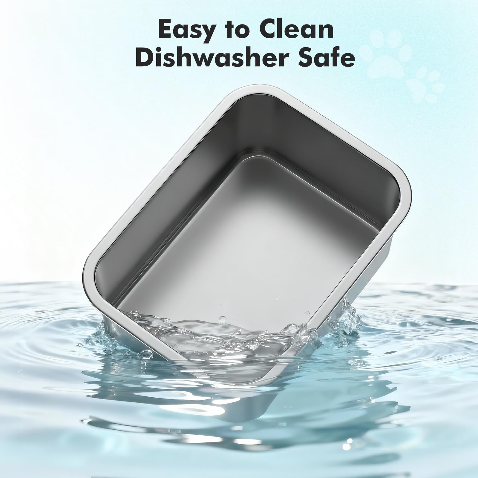 Gamelle surélevée pour Chien, Bol d'eau INOX 9L Réglable pour Grandes Races, Distributeur avec Support Métal pour Soulager Les Articulations, Facile à Nettoyer, Intérieur Extérieur