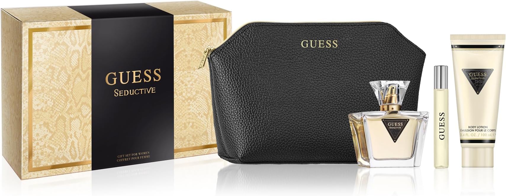 Guess Seductive women set edt 75 ml + edt 15 ml + Body Lotion 100 ml + pouch