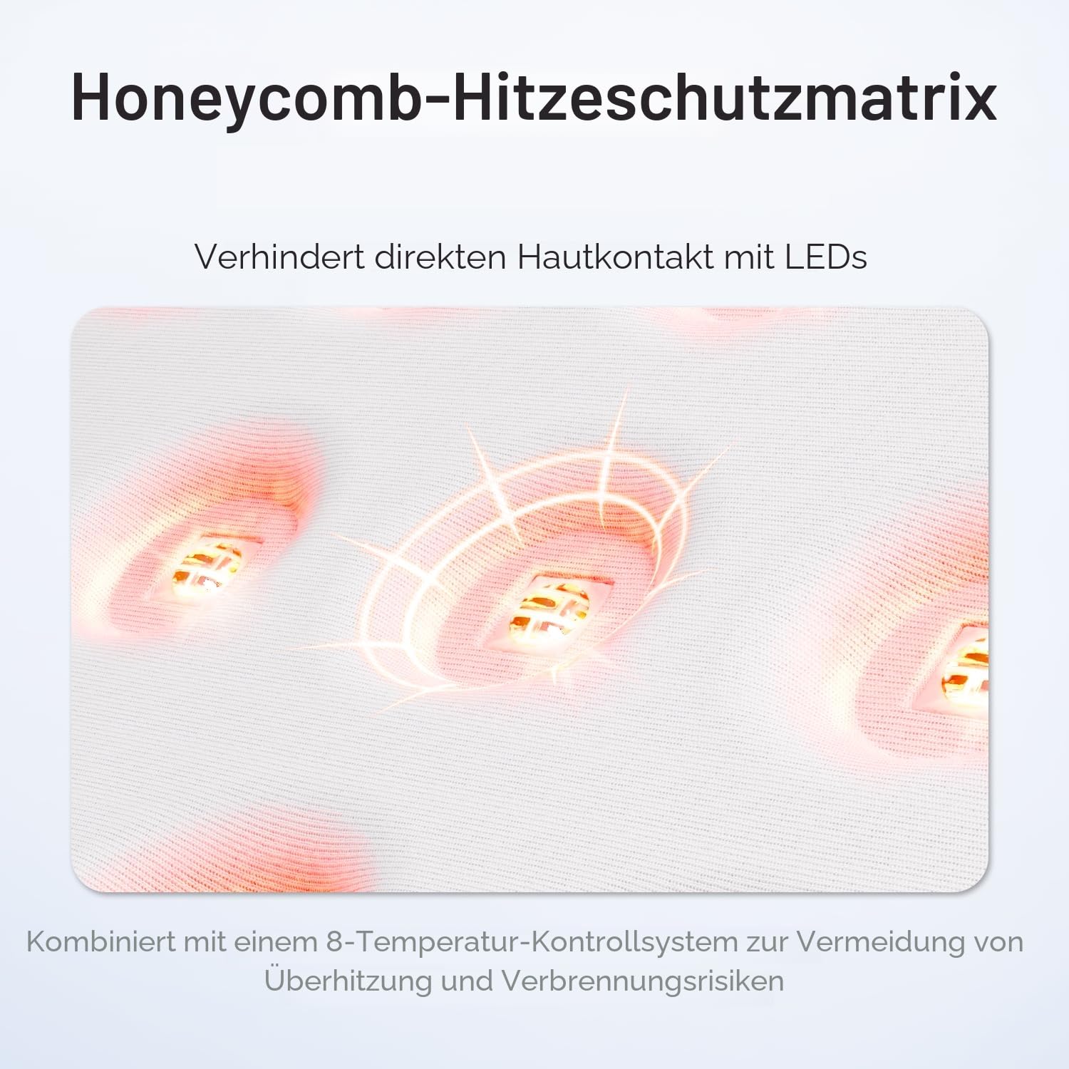 Photon Rotlichttherapie, FDA registriert, LED Gesichtsmaske mit QuadChip™ Technologie, 720 LEDs, PDT-Gerät mit Nahinfrarot für professionelle Hautpflege für Gesicht & Körper