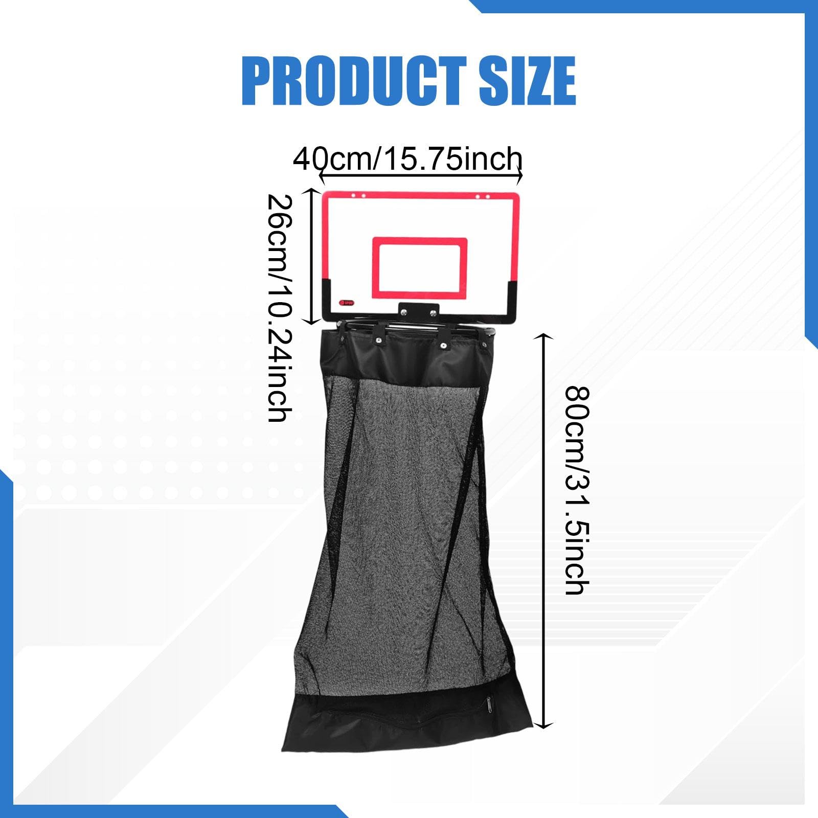Cesto de Ropa Colgante Plegable con Cremallera para Colgar sobre La Puerta, Ideal para El Dormitorio, El Hogar Y El Estilo Rústico, Rojo, Individual