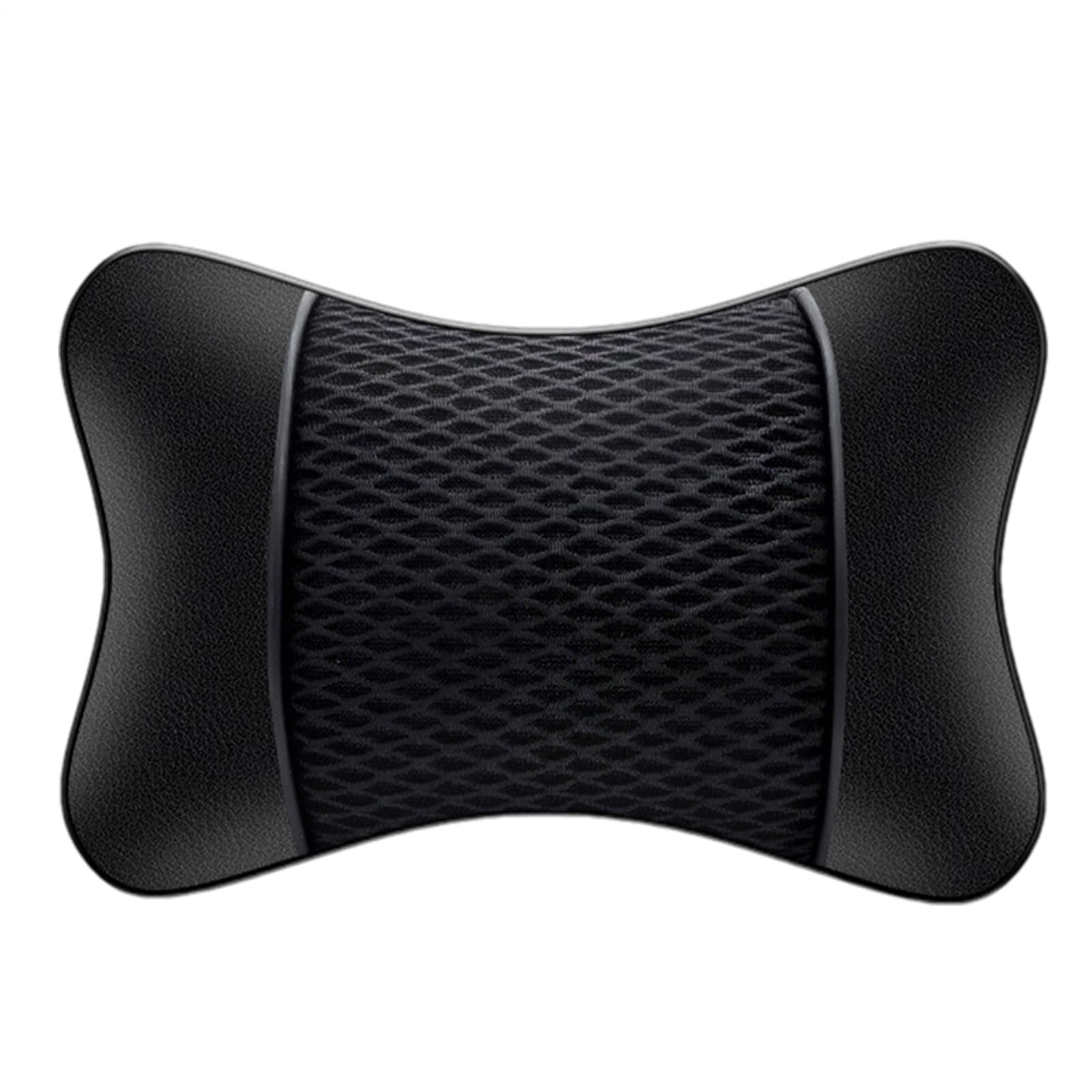 Almohada de Soporte para el reposacabezas de Coche | Cojín de Cuello ergonómico elástico para la Comodidad del Asiento | Almohadilla de Descanso Cervical Transpirable para vehículo, Silla de Oficina,