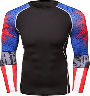 Men's Compression Long Sleeve Gym Training Shirt