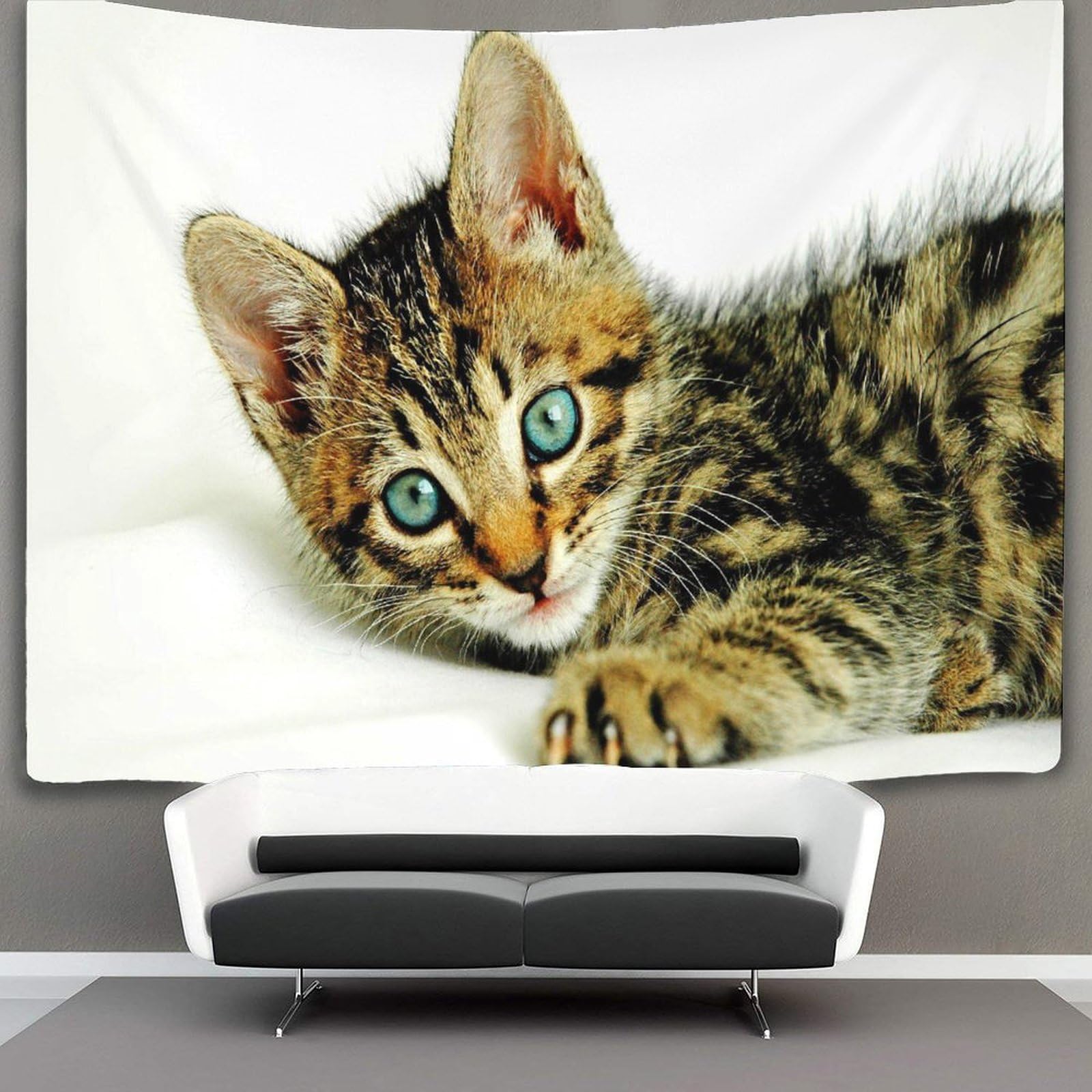 kaiyun Cat Decor Tapestry,Animal Wall Art Tapestries Wall Hangings for Living Room Bedroom Dorm 150cmx200cm