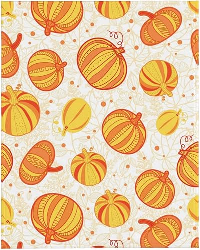 Miniatura 9 de AFHYZY Manta de calabaza para mujer, suave manta de forro polar de verano, lavable, manta ligera de viaje para sofá, cama, sofá para todas las
