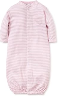 Kissy Kissy Baby Stripes Convertible Gown-White With Pink-Newborn Price In India