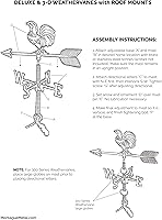 Vista 5 de Montague Metal Products Veleta de 32 pulgadas con adorno de golden retriever