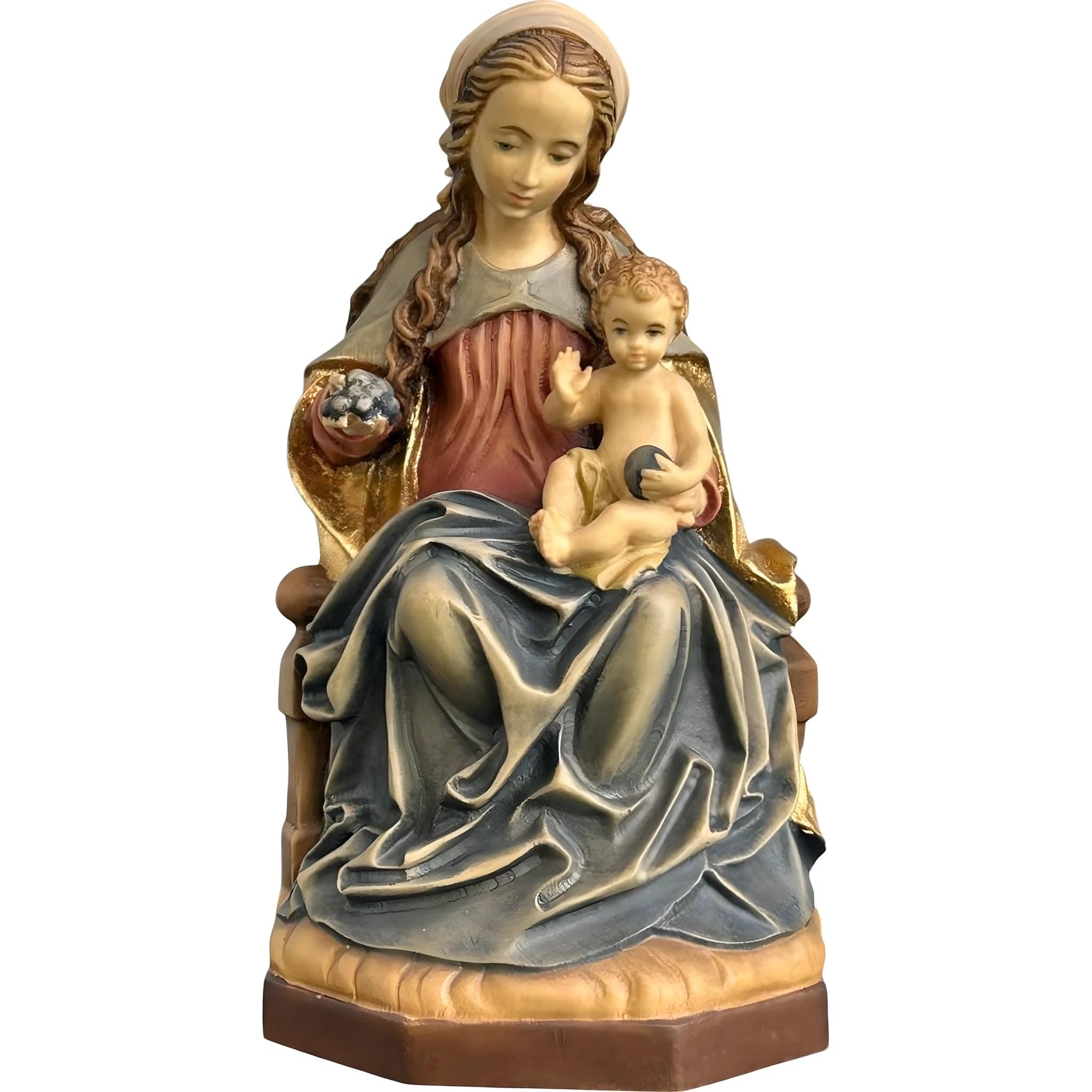 Notre-Dame de la Lumière en bois Dolfi pour votre coin prière